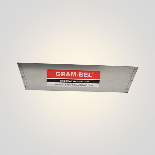Charola / Bandeja Galvanizada 13"